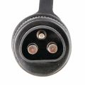 Plug - 3 Pin Auxiliary D Shape