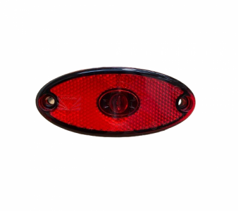 Oval Marker Light - Red