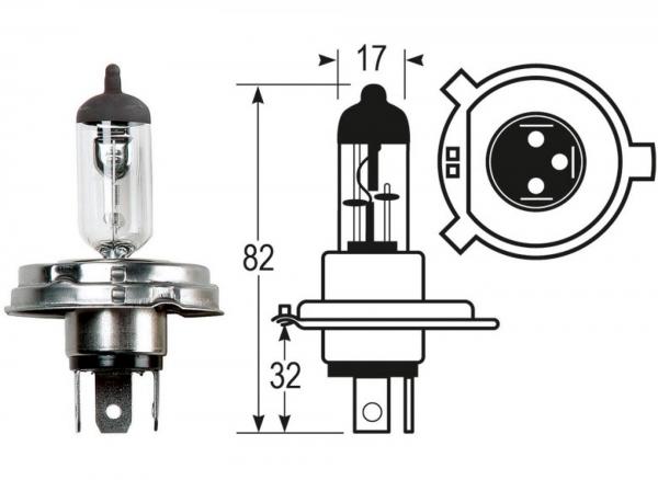 Bulb - H4 12V 60/55W