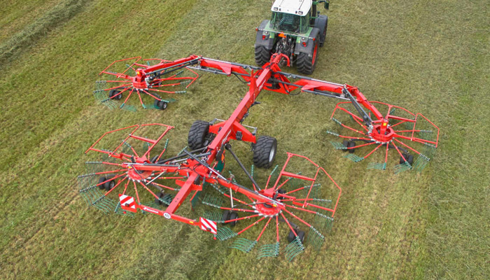 Four Rotor Rakes