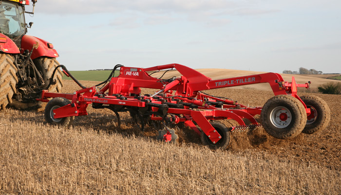 High Speed Tine Cultivator HE-VA's Triple Tiller